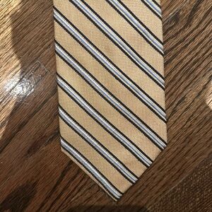 PIERRE CARDIN Men’s Yellow Silk Tie
